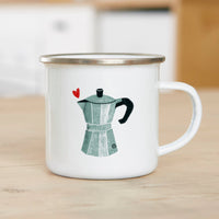 Emaille Tassen, Illuster