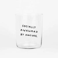Glas mit Spruch 500ml | yahya studio