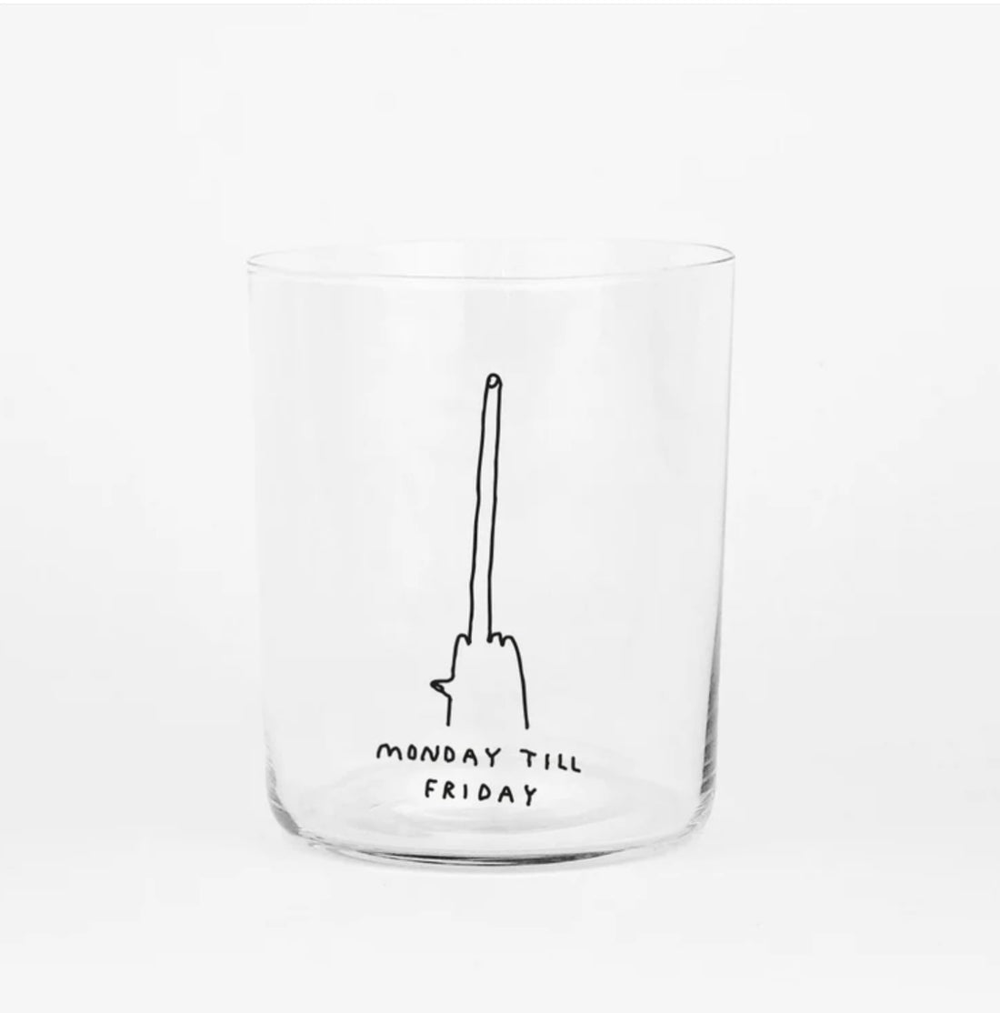 Glas mit Spruch 500ml | yahya studio