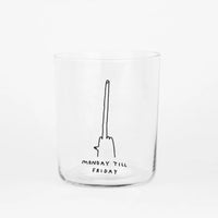 Glas mit Spruch 500ml | yahya studio