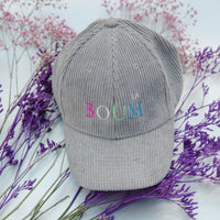 Cord Cap mit Aufschrift, Femme de Marin