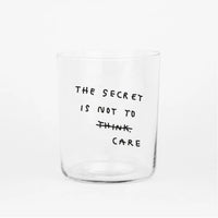 Glas mit Spruch 500ml | yahya studio