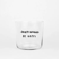Glas mit Spruch 350ml | yahya studio