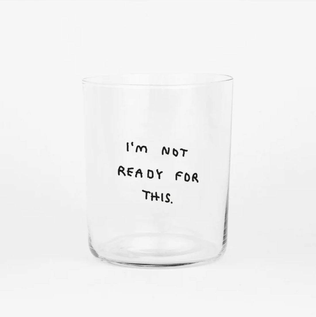 Glas mit Spruch 500ml | yahya studio