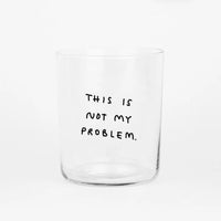 Glas mit Spruch 500ml | yahya studio