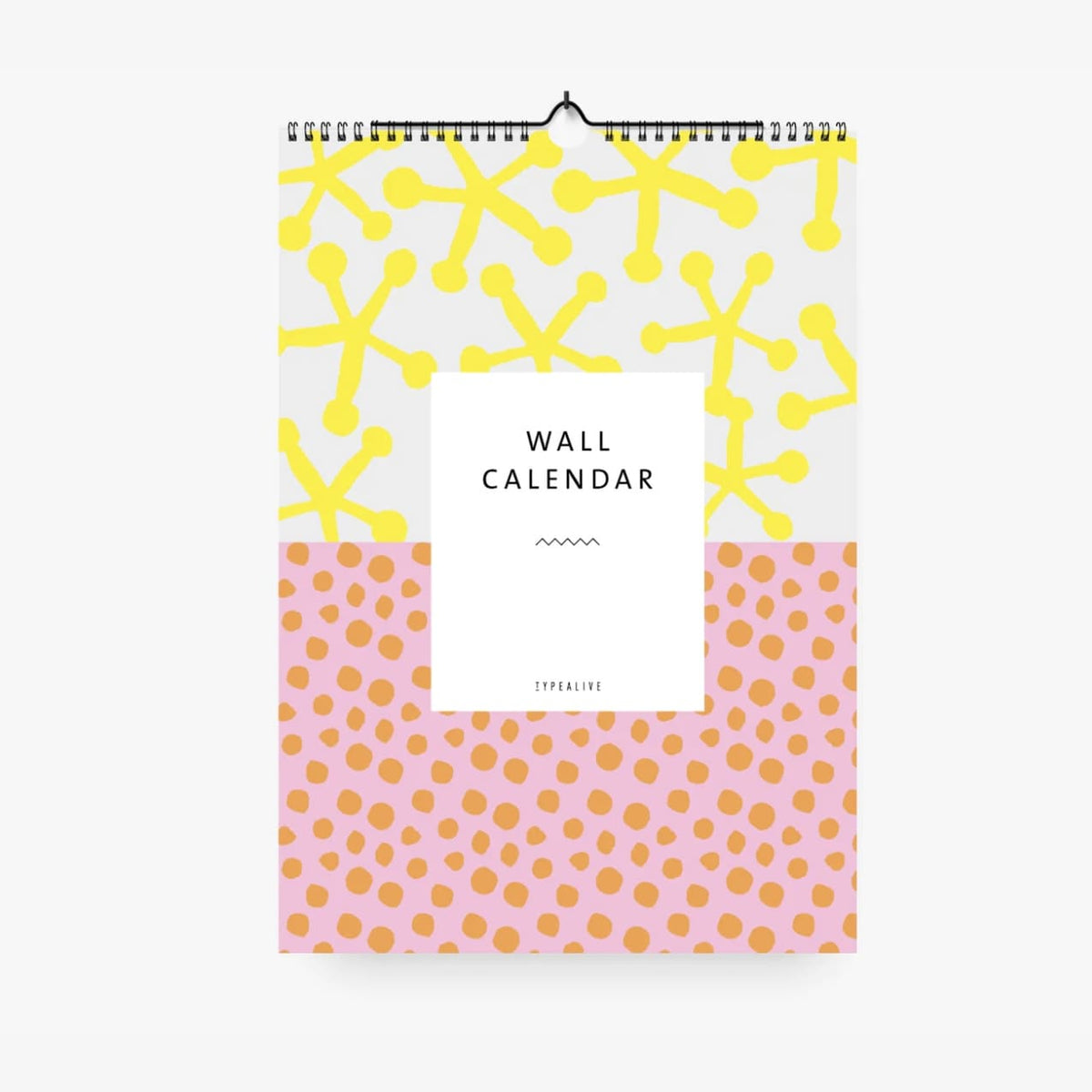 Alljahres Kalender „wall calendar pattern“ , Typealive