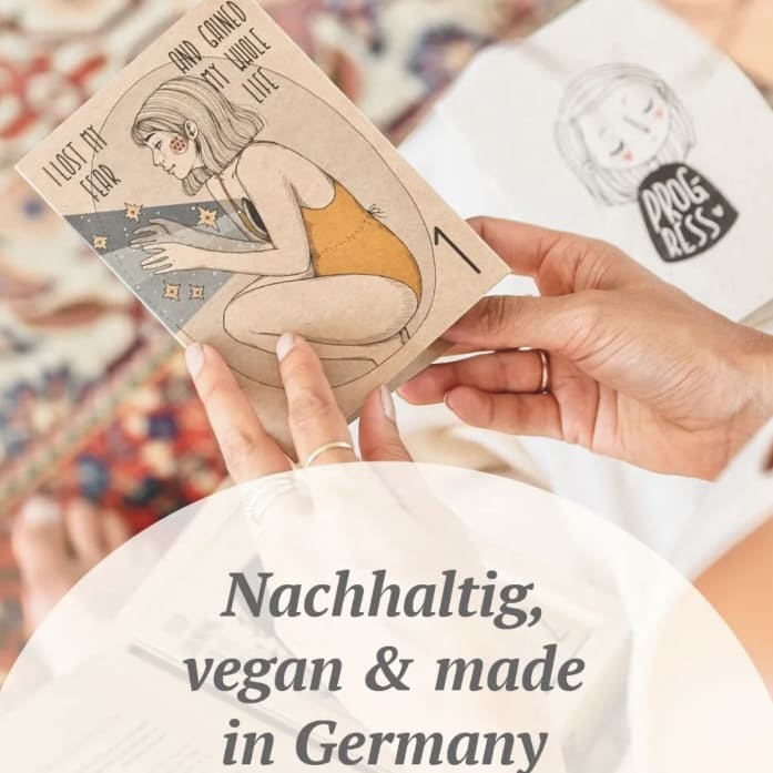 Veganer Adventskalender Edition 2 von Donaustern Mit Herz&Hand mit 24 Türchen und nachhaltigem Design, gefüllt mit veganen Überraschungen