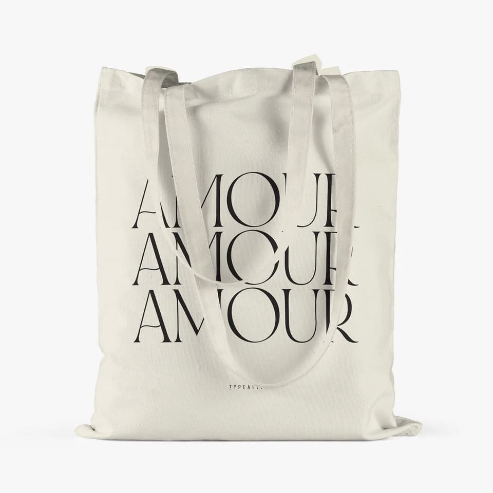 Jutebeutel mit Aufdruck, typealive