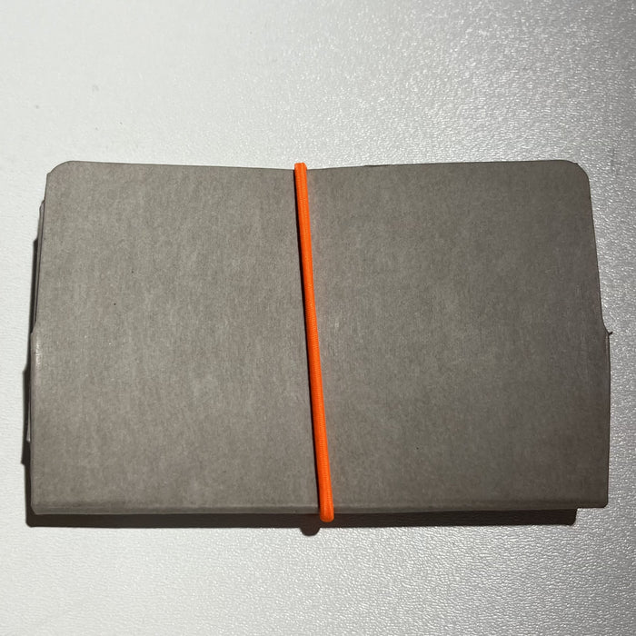 INTO Geldbeutel M grau neonorange - paper wallets