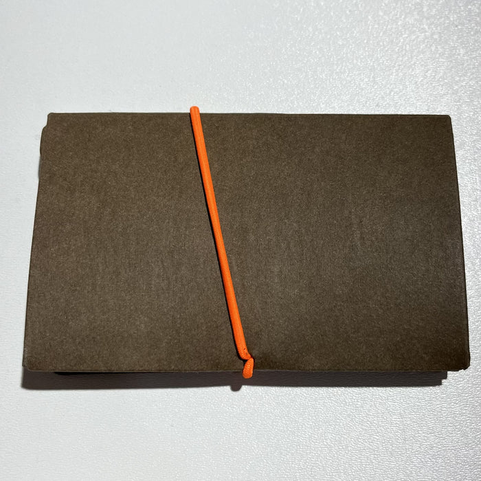 INTO Geldbeutel M braun neonorange - paper wallets