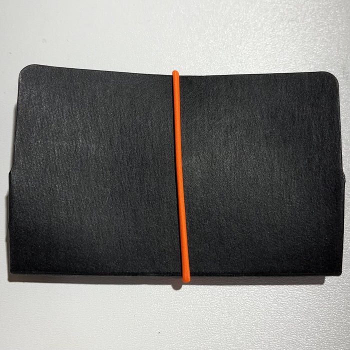 INTO Geldbeutel M schwarz neonorange - paper wallets