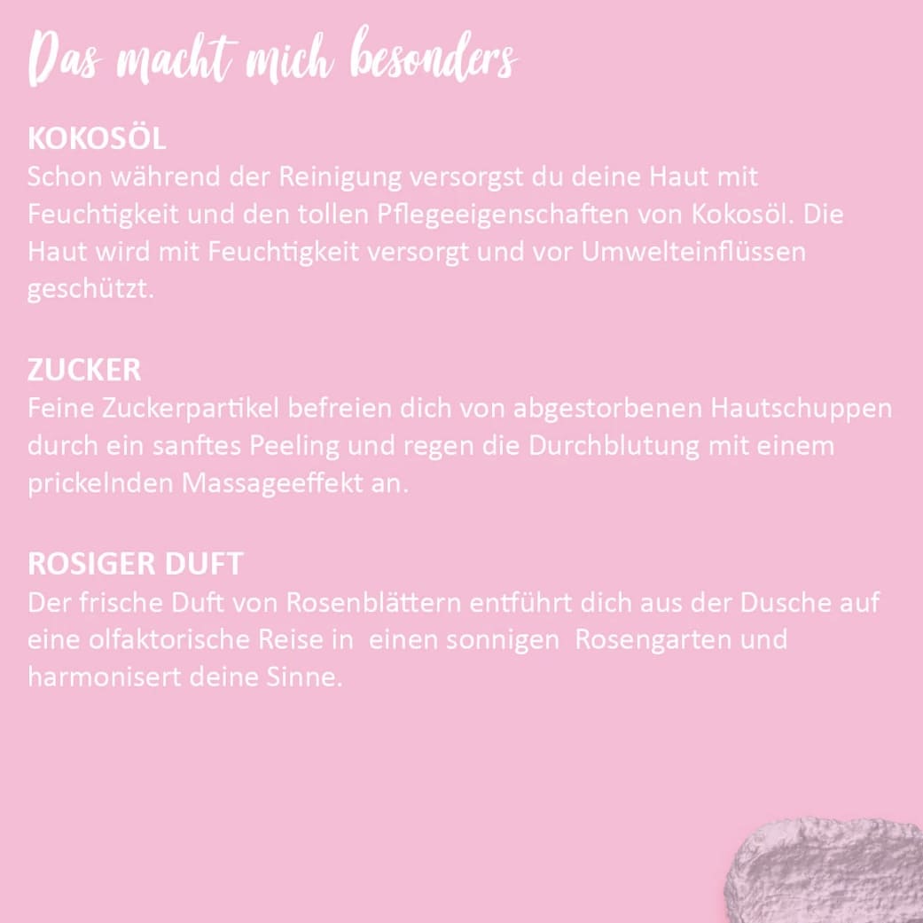 3in1 Dusch-Fluff "Rosengarten", Puremetics