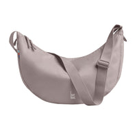 Großer Moon-Bag Rucksack von Got Bag mit nachhaltigem Design, braune Lederdetails und robustem Material, ideal für Alltag und Reisen