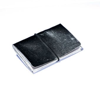 INTO Geldbeutel M silber schwarz - paper wallets