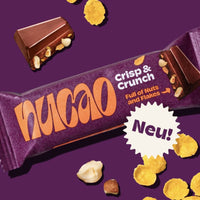 Nucao Crisp&crunch Riegel, the nu+company