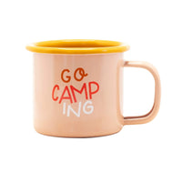 Kleine Emaille-tasse Becher Kinder ''Camping", Roadtyping