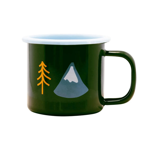 Kleine Emaille-tasse Becher Kinder ''Wald", Roadtyping