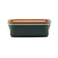 Robuste Roadtyping Lunchbox Brotbox für drinnen und draußen, strapazierfähige Brotbox aus langlebigem Material