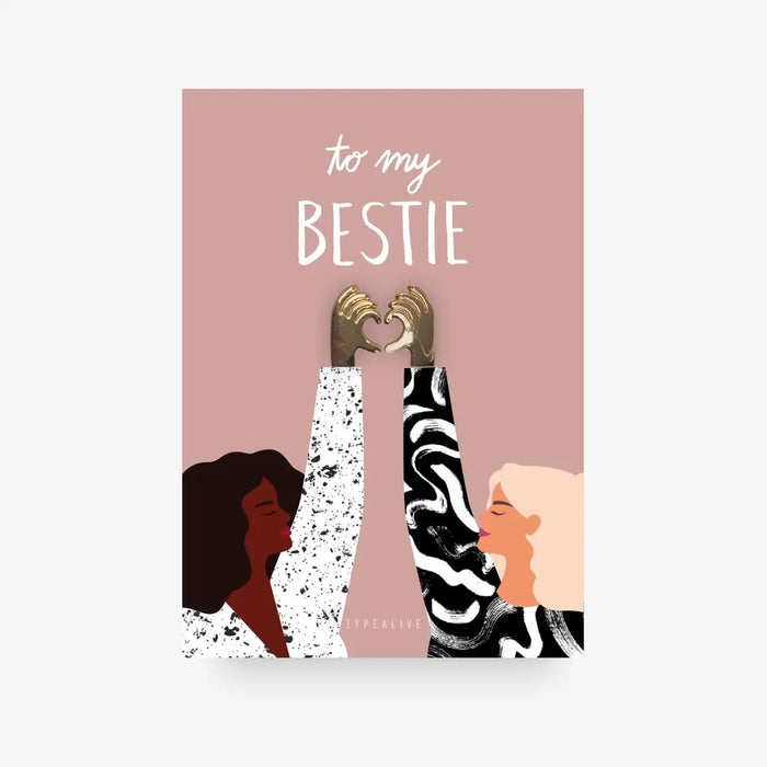 Pin „Bestie“ Gold, typealive