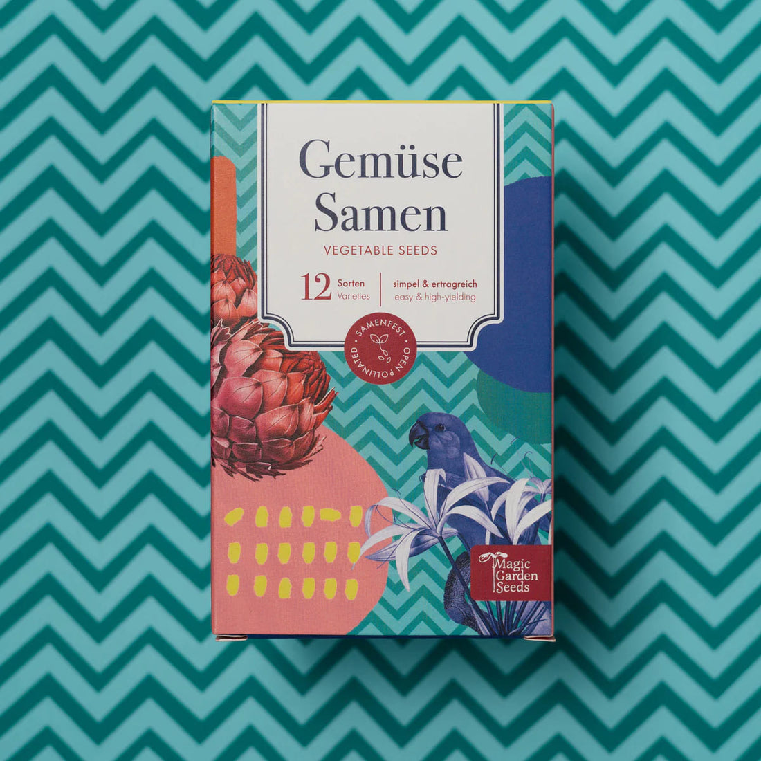 Verschiedene Gemüse-Samen im Saatgut-Set von Magic Garden Seeds für Indoor- und Outdoor-Gartenanbau, frisches Gemüse pflanzen