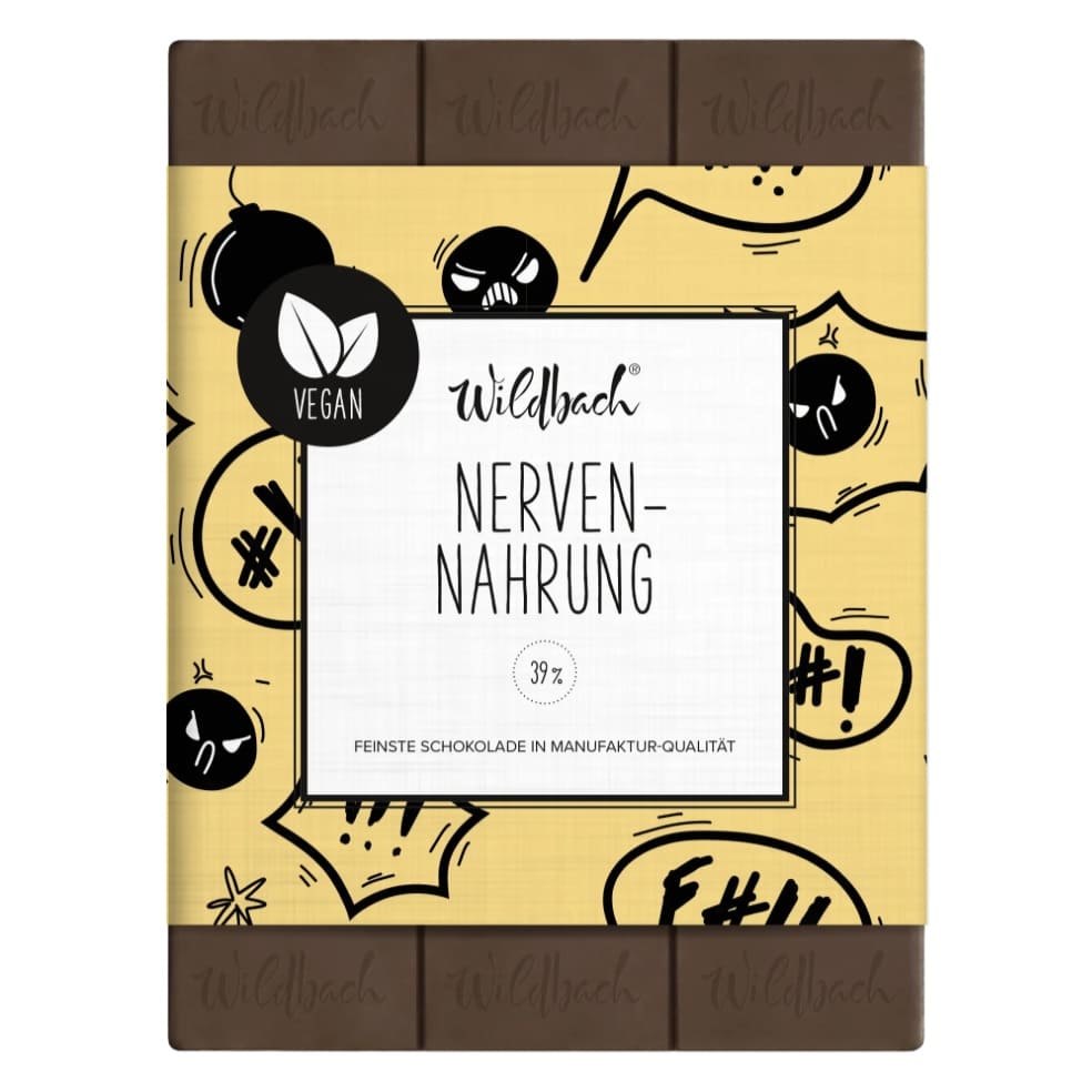 Tafel Schokolade vegan, 70g, Wildbach