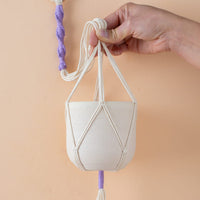 DIY -Set „Blumenampel“ Makramee, Garn&mehr