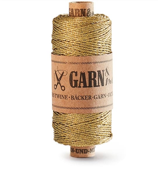 Bäcker-Garn Gold 1mm (16g), Garn&mehr