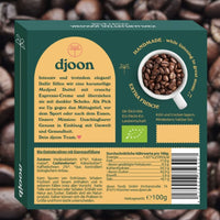 Dattelpralinen „Espresso Crunch“, djoon