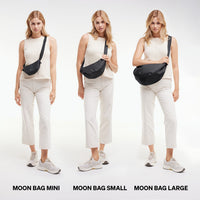 Got Bag Moon-Bag Mini, kleiner Rucksack und Hüfttasche aus recyceltem Material, zeigt stilvolles Design und nachhaltige Verarbeitung