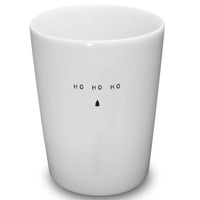 Keramik Becher/ Tasse „Ho Ho Ho“, Goldscherben