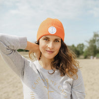 Beanie Knit Rib „Oh Captain my Captain“ , Femme de Marin