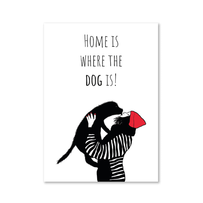 Magnet „Home is where the dog is“, Ulrike Wathling