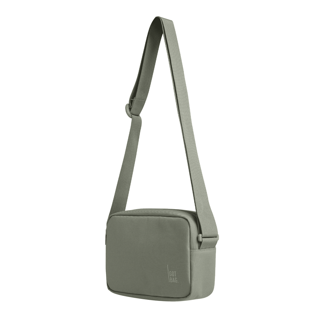 Got Bag Crossbody-Bag, Rucksack und HipBag aus recyceltem Material, in neutralem Design und kompaktem Format.