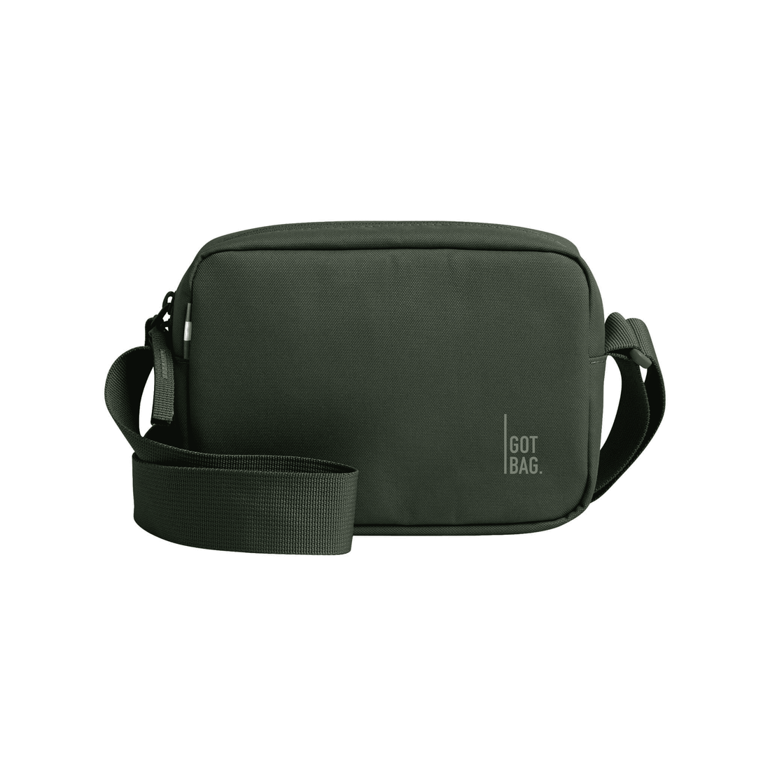 Got Bag Crossbody-Bag aus nachhaltigem Material, tragbar als Rucksack oder HipBag, mit verstellbarem Gurt.