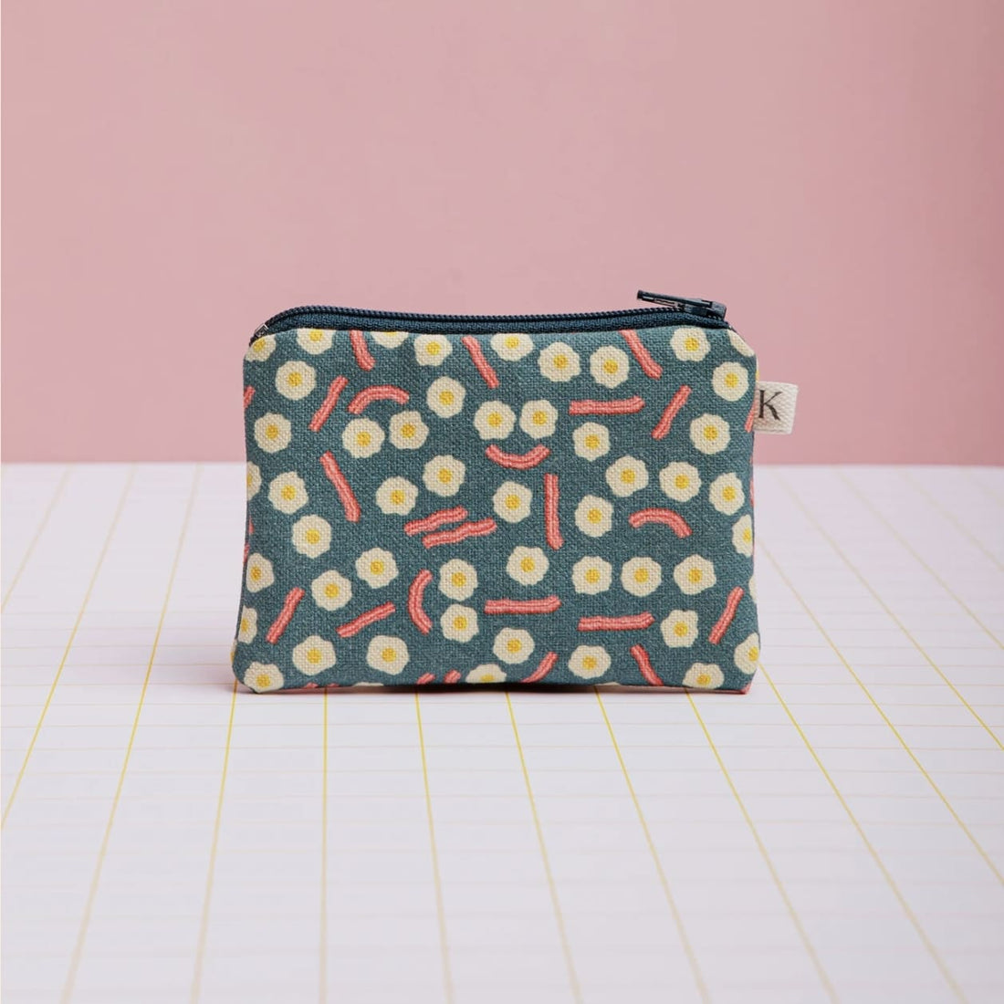 Geldbeutel Mini mit Aufdruck, Ecke