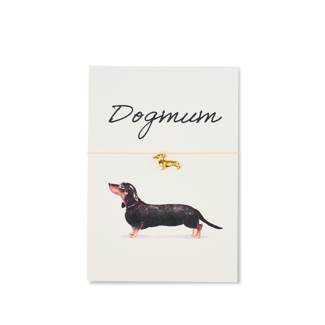 Armband-Karte „dogmum“, by Vivi