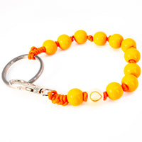 Schlüsselanhänger - Holzperlen - kurz, dropletsy