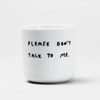 Keramik Becher/ Tasse mit Aufdruck, yahya studio