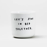 Keramik Becher/ Tasse mit Aufdruck, yahya studio