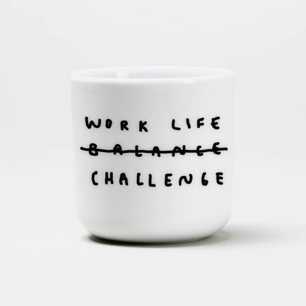 Keramik Becher/ Tasse mit Aufdruck, yahya studio