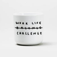 Keramik Becher/ Tasse mit Aufdruck, yahya studio