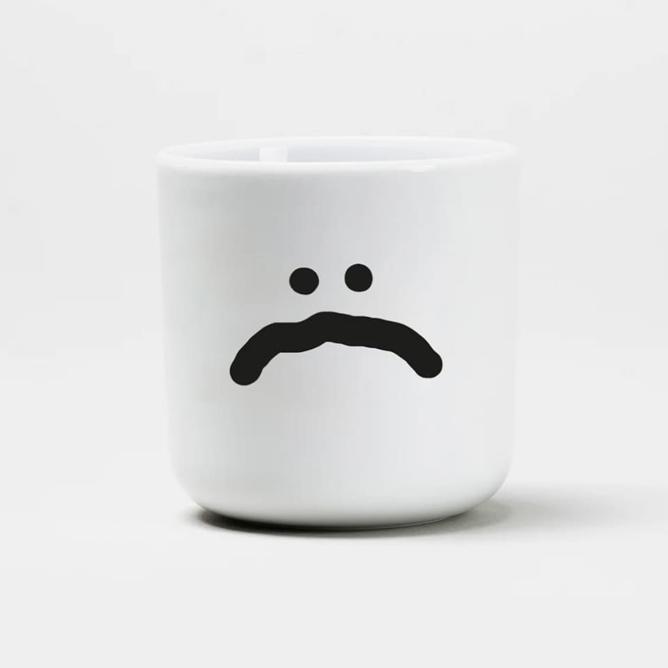 Keramik Becher/ Tasse mit Aufdruck, yahya studio