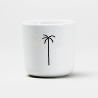 Keramik Becher/ Tasse mit Aufdruck, yahya studio
