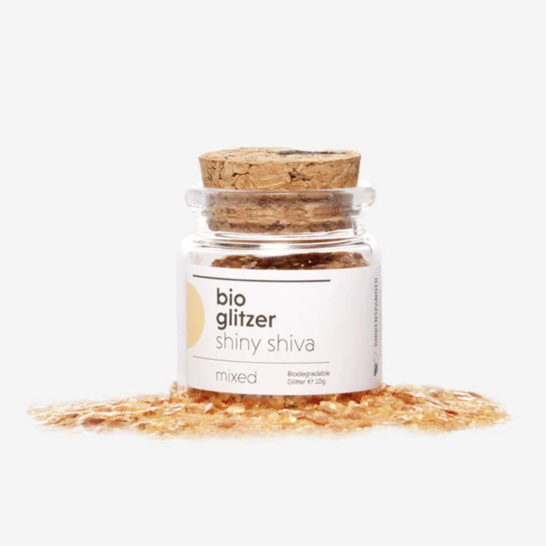 Glitzer Bio Korkverschluss 10g, Birkenspanner