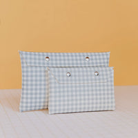 Täschchen mit Druckknopf, Ecke