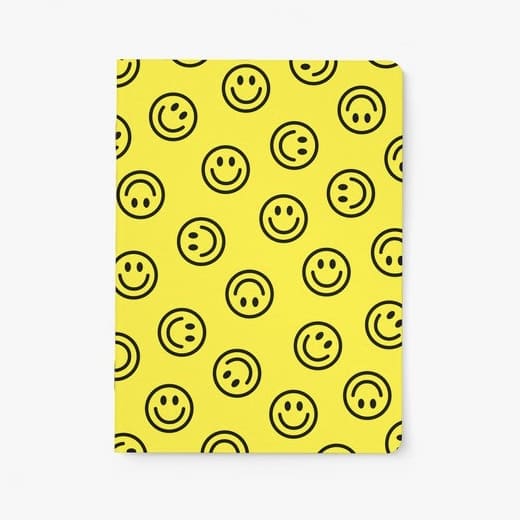 A5 Notizheft von typealive, handliches Notizbuch aus Papier, ideal für Notizen und Skizzen, mit linierten Seiten.