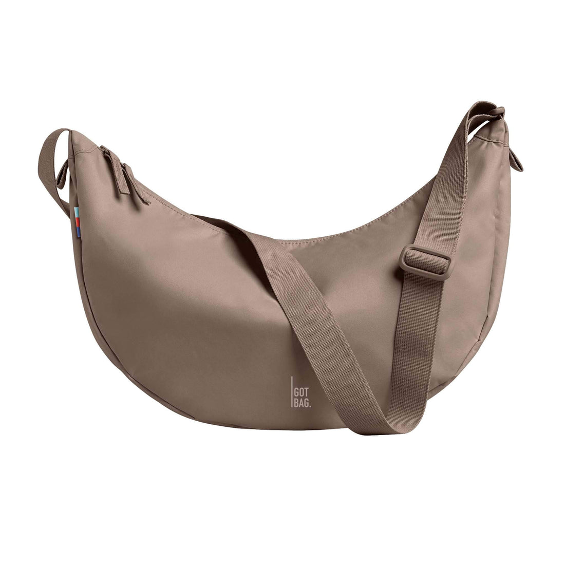 Großer Got Bag Moon-Bag Rucksack mit robustem Design, nachhaltigem Material und bequemen Tragegriffen.