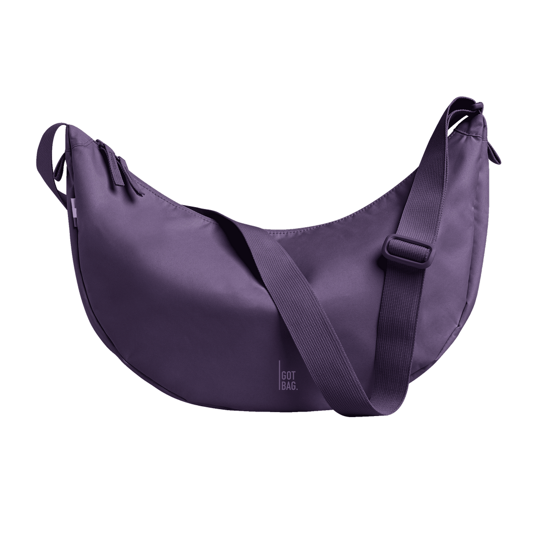 Großer Moon-Bag von Got Bag, nachhaltiger Rucksack und HipBag aus recyceltem Meeresplastik, mit verstellbaren Trägern.