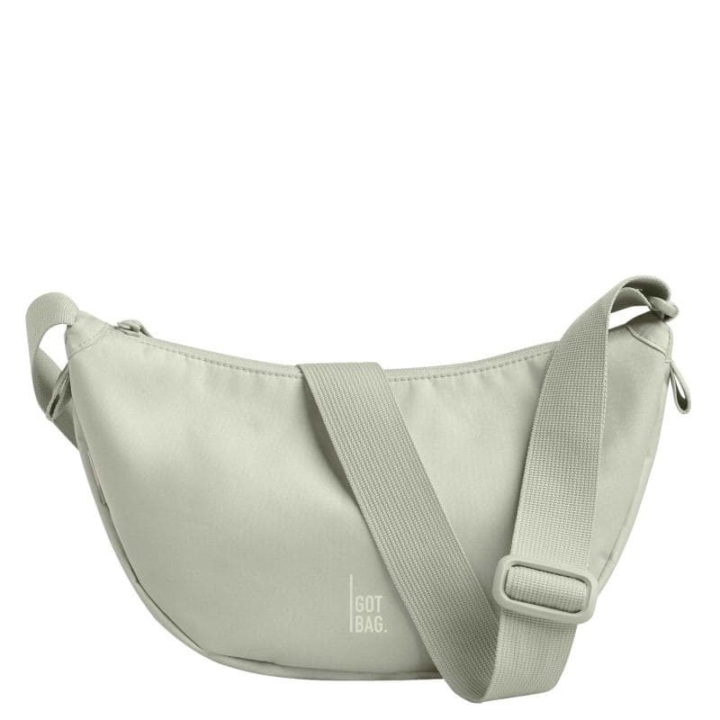 Kleine Moon-Bag Rucksack von Got Bag aus recyceltem Kunststoff, mit verstellbarem Tragegurt und nachhaltigem Design.