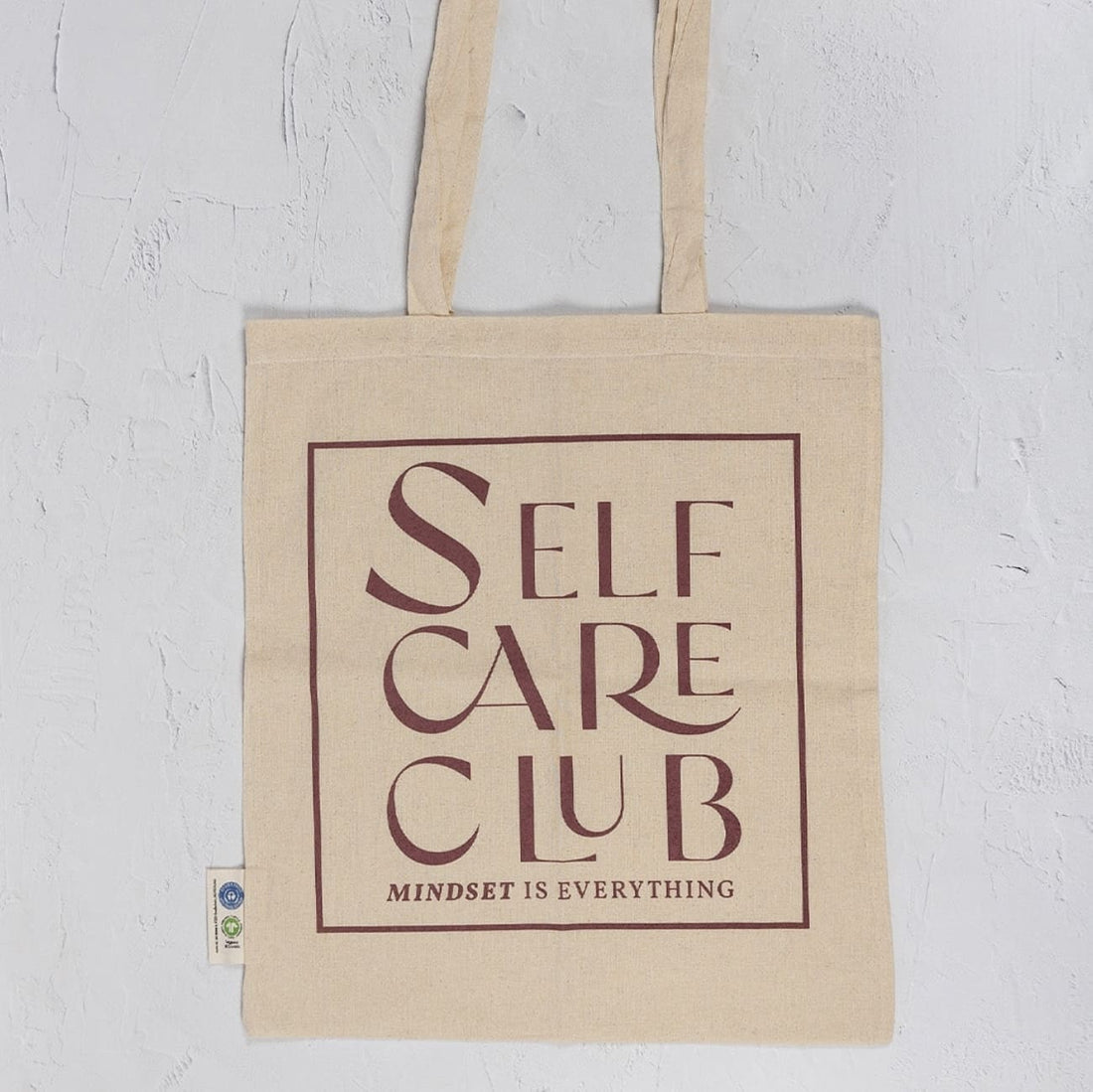 Jutebeutel „self care club“, oh shanti